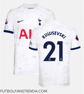 Tottenham Hotspur Dejan Kulusevski #21 Primera Equipación 2023-24 Manga Corta